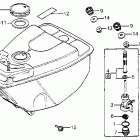 NC50 Топливный бак