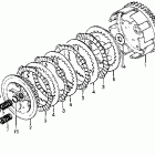 CR80R Сцепление