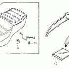 CB550SC Сидение