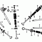 CX650T Valve @ upper rocker arm