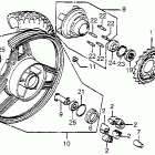 CB1100F Заднее колесо