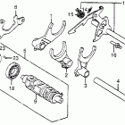 CB1100F Вилка переключения передач