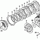 XL250R Clutch @ spark advancer