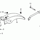 CM450E Заднее крыло и бампер