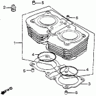 CM450E Цилиндр