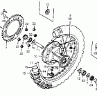 CR480R Rear wheel 82-83