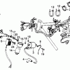XL250R Wire harness @ coil 82-83