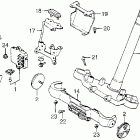 CB550SC Траверса нижняя