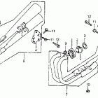 CB750SC Глушитель