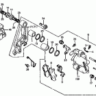 CX650T Передний тормозной суппорт