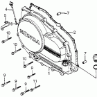 VF750C Крышка картера правая