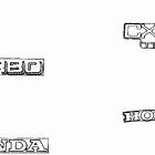 CX650T Наклейки