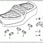CM250C Сидение