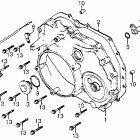 CX650C Кожух трансмиссии