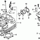 XL250R Цилиндр