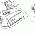 CB1100F Топливный бак