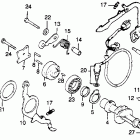 CM450A Cm450a gearshift drum @ gearshift arm