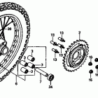 XL185S Заднее колесо