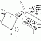 CR250R Handlebar @ top bridge 83