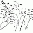 XL250R Control levers @ switches  @ cables 82-83