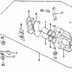 CM450A Cm450c / a front brake caliper