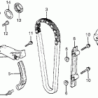 CX650C Цепь ГРМ и натяжитель