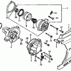 VF750S Rear cover @ water pump