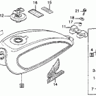 CM450E Топливный бак