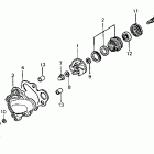 CR125R Water pump 83