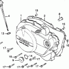 CM450E Cm450e / c right crankcase cover
