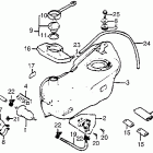 GL1100A Топливный бак
