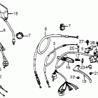 CB1100F Control levers @ switches  @ cables