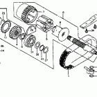 CB750SC Основной вал