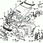 CX650T Обтекатель