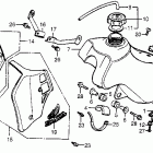 CR250R Fuel tank @ radiator shroud 83