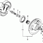 XL250R Front brake panel 82-83