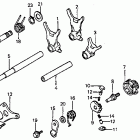 CR80R Gearshift drum 83