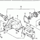 CB550SC Side gear case