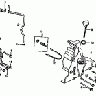 CB1000C Left cover @ oil pump