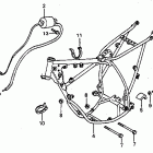 CR80R Frame @ ignition coil 83