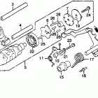 GL650 Барабан и вилки переключения