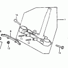 CB750SC Траверса нижняя