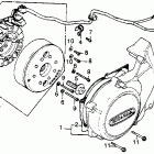 CM450A Cm450a left crankcase cover  @ alternator