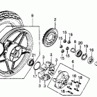 CM450A Cm450a rear wheel 83