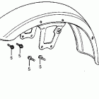 CM450E Переднее крыло