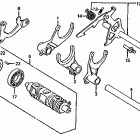CB1000C Вилка переключения передач
