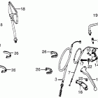 CX650C Control levers @ switches  @ cables