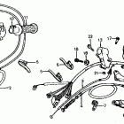 CX650T Control levers @ switches  @ cables