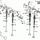 VT750C Распредвал и клапана