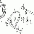 GL650 Задний тормоз